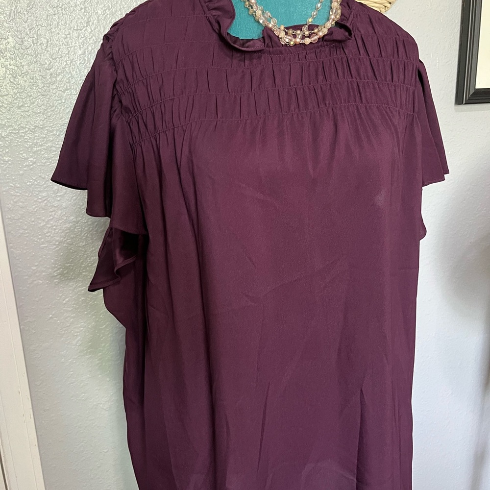 Dia & Co. I State Elegant Purple Women's Top 22
